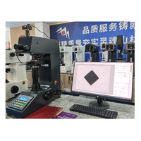 Durómetro de Microdureza Precisa con Conexión a PC, Control Automático y Torreta, Probador de Dureza Micro Vickers y Knoop, ASTM E384