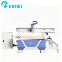 Routeur CNC Chenmai 4 axes 380V pour la sculpture sur bois, précision de 0,05 mm, changeur d'outils automatique, broche 3,2-7,5 kW, déplacement 1300x2500 mm, garantie 1 an
