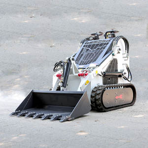 Gratis pengiriman murah Mini Skid Steer Loader Epa/euro 5 bensin Mini Skid steering Charger Crawler mengemudi - Product Image 1