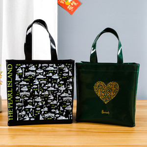 Custom Large Capacity Woman PU PVC Leather Tote Bag with logo Shopping Bag Manufacturing
