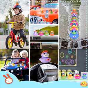 2'' Toys Fun Mini Jeep Lovers for Baby and Kids <b>Bath</b> Time Gifts Bulk Rubber Ducks - Product Image 4