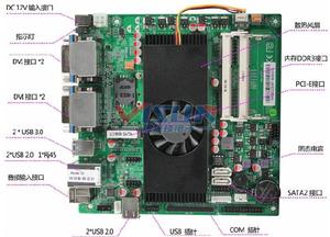 A10-4600M ควอดคอร์มินิเมนบอร์ดแบบฝังตัว Itx รองรับจอแสดงผลอิสระสี่จอ - Product Image 2