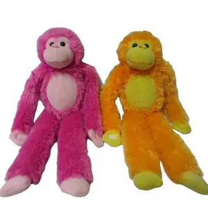 Plush monkey 4 color assorted