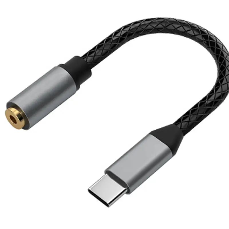 RASANTEK tipo C a 3.5mm femmina Jack tipo C cuffie AUX Jack HiFi USB C a 3.5mm AUX cuffie adattatore Audio per telefono