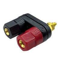 Borne de liaison double femelle 4 mm pour alimentation d'amplificateur de haut-parleur