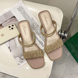 Venta caliente precio de fábrica zapatillas vacaciones casual exterior moda mujer zapatos de fondo plano señora perezoso sandalias - Product Image 5