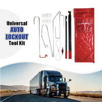 Kit d'outils de verrouillage automatique universel de 10 pièces Kit d'outils de porte de déverrouillage de voiture Kit d'outils ouverts sur la plupart des voitures et camions