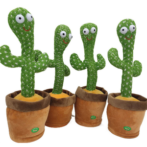 Nouveautés Jouet en peluche Cactus oscillant Jouet Cadeau d'anniversaire Peut <span class=keywords><strong>apprendre</strong></span> et parler Jouet parlant en peluche Cactus dansant - Product Image 3