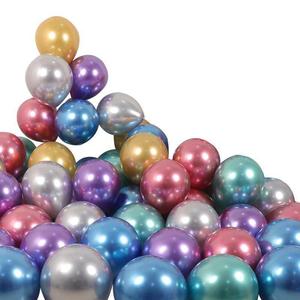 Ballons en latex métalliques chromés brillants de 12 pouces de haute qualité HLC Wholesale pour la décoration de fête de naissance, de Noël, d'anniversaire et de mariage - Product Image 5