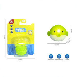 Juguete de baño para niños Tiburón de goma con luz Juego de agua para niños Juguetes - Product Image 4