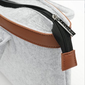 Sac pour ordinateur portable en feutre de polyester de grande capacité, pliable, durable et portable pour un usage quotidien au bureau - Vente directe d'usine - Product Image 5