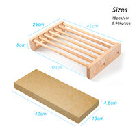 Support de bureau réglable en bois pour ordinateur portable convertible EBook Cookbook Holder pliable Notebook Riser Extensible Notebook Stand