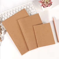 Carnet de dessin A5 A6 30 feuilles en papier kraft, reliure piquée, logo personnalisé, couverture souple, carnets de croquis vierges