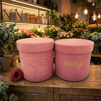 Boîtes Cadeaux Rondes en Carton Recyclé avec Impression Dorée Personnalisable pour Présentation et Artisanat Épaisseur 3mm