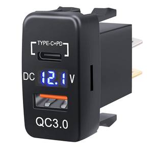 Charge rapide 3.0 & PD USB C double port USB chargeur prise adaptateur secteur pour ancienne Toyota - Product Image 1