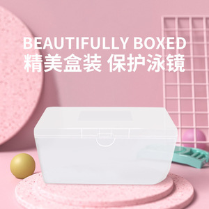 Swimming Goggles For Kids <b>Large</b> <b>Frame</b> Waterproof Anti Fog High Definition PC Lens Child Use - Product Image 5