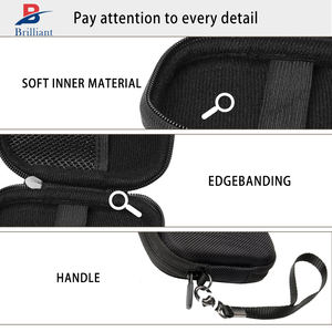 Custodia protettiva personalizzata brillante per Beats Flex auricolari Wireless Anti-fall Hard Eva Cover antiurto per auricolari - Product Image 2