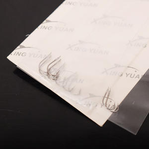 Anzuelos Dobles Xing Yuan Dorados de 36 mm Pre-Atados con Púas Múltiples para Pesca - Product Image 5