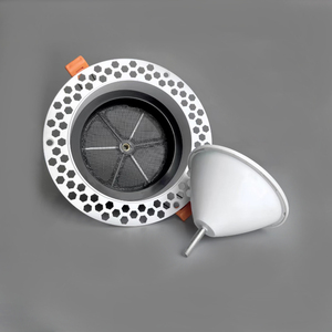 Difusor de Aire Redondo Ajustable Empotrado, Fácil de Instalar, Ventilación de Techo para Ventilación Interior - Product Image 5