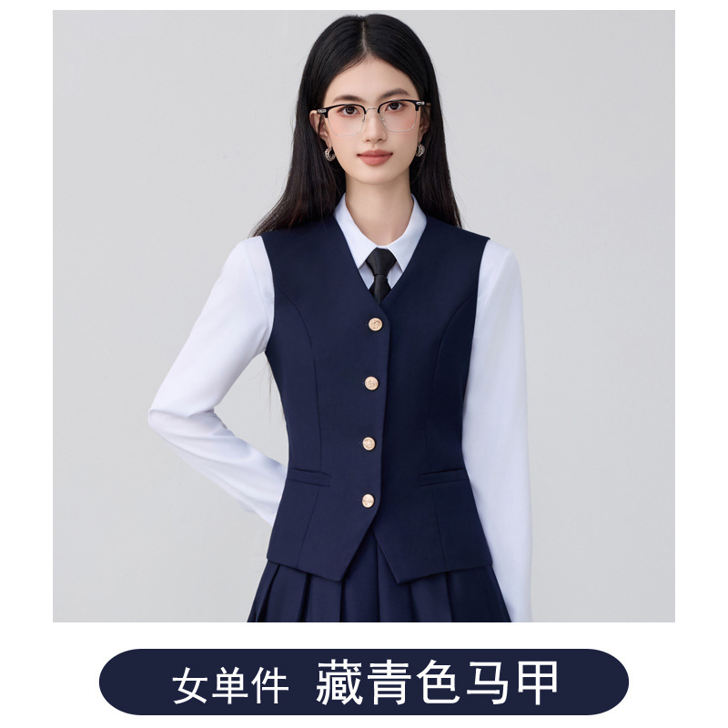 Woman - Navy blue vest