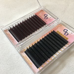 Extensiones de Pestañas de Volumen Marrón Oscuro Chocolate en Oferta, 0.05 C CC D, Bandejas de Pestañas de Volumen Marrón Oscuro de 8-15 mm, Listas para Enviar en 7 Días - Product Image 5