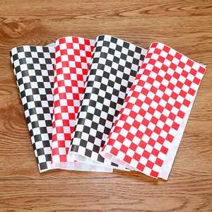 Printed 12x12inch Greaseproof <b>Food</b> <b>Wrapping</b> <b>Paper</b> Single Side PE Coatd Sandwich Hamburger Deli Sheets 500pcs Manufacturer - Product Image 4