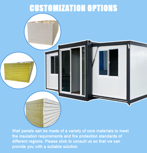 Gran oferta, contenedor de acero portátil estándar de 20 pies, casa prefabricada, Oficina plegable extensible, sala de actividades móvil para el hogar <span class=keywords><strong>Offi</strong></span> - Product Image 6