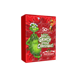 Dowmoo Green Sulley Grinch Blind Box serie 24 scatola di natale Cartoon giocattolo verde Sulley Grinch forniture per le vacanze - Product Image 1
