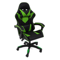 Chaise de jeu avec support lombaire haut-parleur LED de haute qualité prêt à expédier
