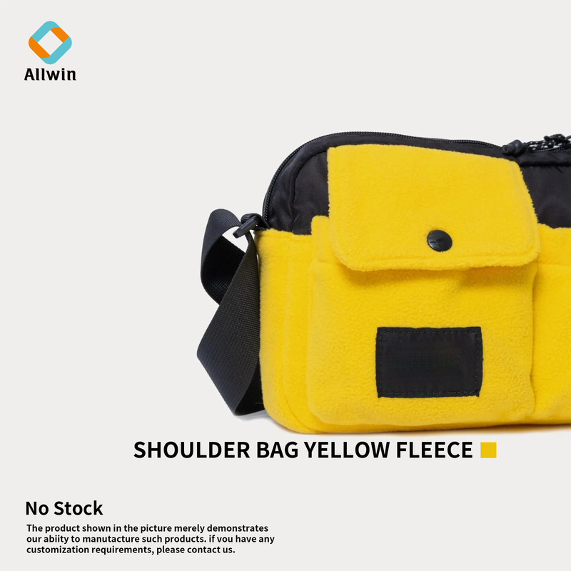 Fleece Lining Shoulder Bag Soft Plush