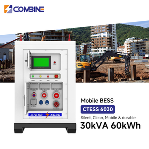 Batería nueva de 60 kWh de grado A, sistema portátil de almacenamiento de energía para suministro de energía de emergencia móvil, para áreas comerciales y remotas. - Product Image 1
