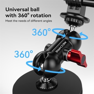 Supporto Magnetico Super Potente per Telefono con Rotazione a 360° °   Supporto Rotante per Telecamere d'Azione e Smartphone da Cruscotto Auto, Moto e Palestra - Product Image 3