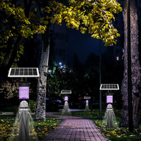 Lampe solaire LED anti-moustiques imperméable pour l'extérieur, éclairage professionnel pour jardin, ferme, villa, cour, pelouse