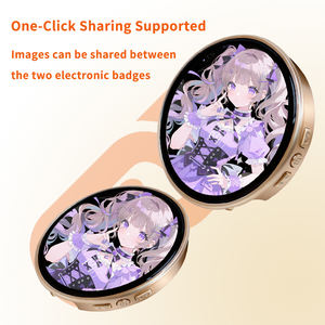 Badge électronique intelligent populaire IPS affichage broche vidéo spectacle <span class=keywords><strong>Photo</strong></span> décorations Anime Manga Fans saint valentin cadeau broche électronique - Product Image 5