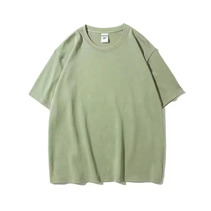 <b>Blank</b> Cotton Street Wear Tshirt Oversized Drop Shoulder T-shirt Custom High Quality Printing Heavy <b>Weight</b> T Shirt for Men - Product Image 6