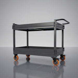CASE CARTER OEM Container Cage Cargo <strong>Transport</strong> Hand Trolley Metal Rolling Utility Wagon <strong>Cart</strong> with Wheels - Product Image 1