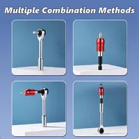Kit d'outils multifonction en acier allié, clé à cliquet portable, leviers de pneus, outil de réparation de vélo pour accessoires de VTT et de cyclisme sur route