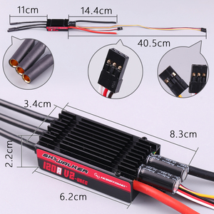Pour Hobbywing SkyWalker 120A V2 UBEC ESC Brushless avec réglage de la marche arrière pour drones et modèles d'avions - Product Image 5