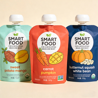 Nouveauté : Pochette à bec verseur personnalisée de qualité alimentaire pour boissons liquides, jus, lait, café, emballage liquide