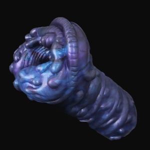 Masturbador de Bolsillo con Forma de Criatura Alienígena de Fantasía, Copa Masturbadora de Silicona Suave con Textura, Juguete Sexual Duradero para Hombres - Product Image 2
