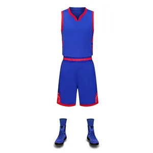 Chemises de basket-ball unisexes personnalisées meilleur design maillot pour jeunes avec impression par sublimation vêtements de sport universitaires grande taille caractéristiques respirantes