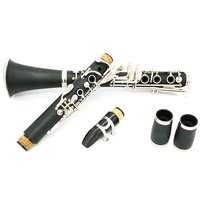 Vente directe usine – Étui personnalisable en résine ABS pour embouchure de clarinette, idéal pour étudiants, 17 clés, plaqué argent, tonalité Mi bémol, vente en gros