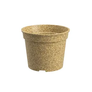 Pioneera DIa 6cm Biodegradable Grower Pots Made Of Plant Fiber Rice Husk Plant Pots Mini Flower Pot