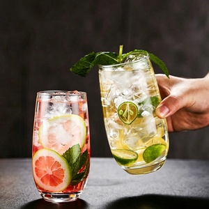 Vaso Collins de Vidrio Recto para Cócteles, Long Island Iced Tea, Gin Tonic, Mojito - Estilo Nórdico, Capacidad 200-300ml - Product Image 2