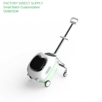 Poussette pour animaux de compagnie, pliable, respirante, à quatre roues, avec ventilateur et lumière LED, idéale pour le transport extérieur des chats et des chiens