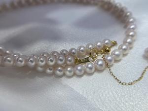 Collier <span class=keywords><strong>de</strong></span> perles d'eau douce <span class=keywords><strong>de</strong></span> haute qualité, rondes et parfaites, <span class=keywords><strong>de</strong></span> taille mini 4-5 mm, avec fermoir en <span class=keywords><strong>or</strong></span> 18 carats pour bijoux - Product Image 5