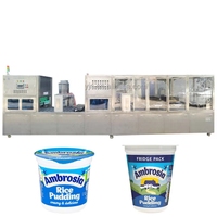 MOZARELLA FROMAGE CREMA YAOURT GREC LAIT CONDENSÉ CARAMEL Machine de Remplissage et de Conditionnement de Gobelets
