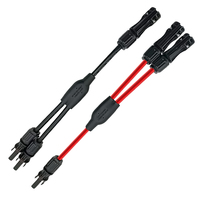 Connecteur de câble de branche solaire PV de Type Y 1500V DC 50A 1 6 voies IP68 évalué cuivre étamé panneau solaire solution d'adaptateurs parallèles