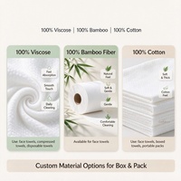 Serviettes jetables pour le visage 100% coton, lingettes nettoyantes pour le visage, douces et rétractables, pour les soins de la peau