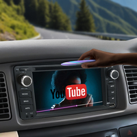 SEMAITU Lecteur DVD de voiture double DIN 6,2 pouces avec Carplay et Android Auto, autoradio Bluetooth pour Byd F3 Toyota Corolla
